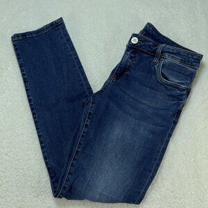 Kut From The Kloth Jeans Womens Sz 6 Blue Boyfriend Low Rise Denim 29x29